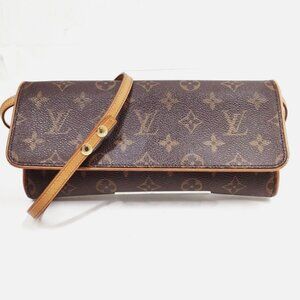 LOUIS VUITTON Twin Handbag Monogram Canvas GM